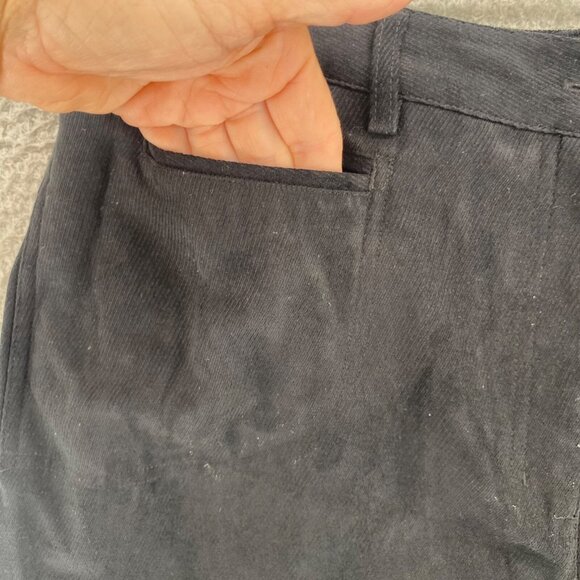 Chicos Pants Womens 2.5 US 14R Black Wide Leg Pockets Brushed Office Career Work - Picture 5 of 12